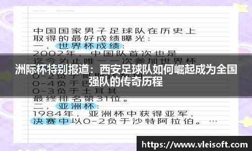 洲际杯特别报道：西安足球队如何崛起成为全国强队的传奇历程